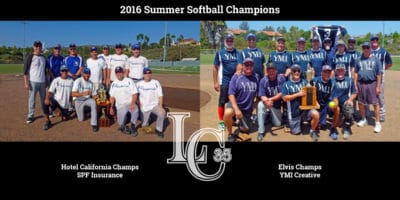 2016 Summer Softball Champions