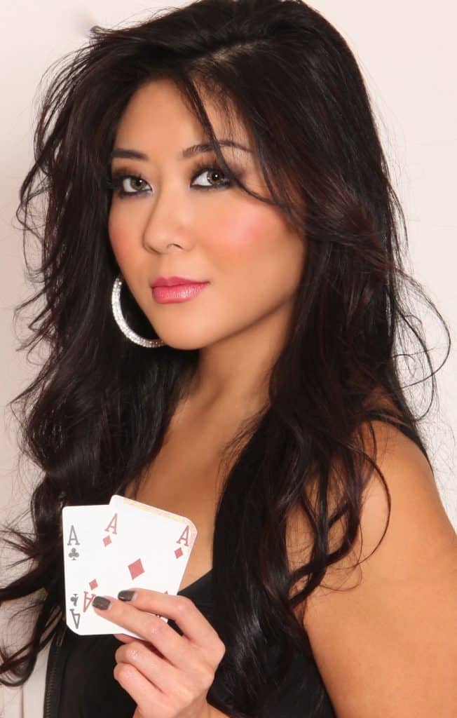 Professional poker player Maria Ho