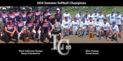 2019 Summer Softball Chamipons